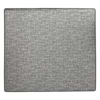 Kusový koberec Alassio šedý čtverec - 150x150 cm Vopi koberce
