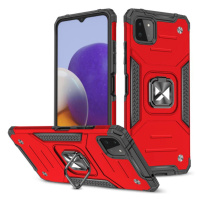 Odolné puzdro na Apple iPhone 13 Pro Max Ring Armor Rugged červené