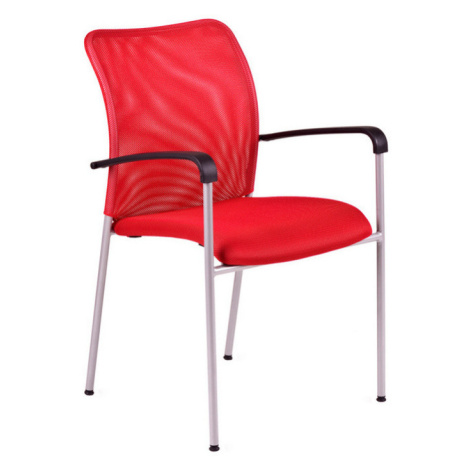 Ergonomická rokovacia stolička OfficePro Triton Gray Farba: červená