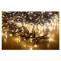 Reťaz MagicHome Vianoce, 1120 LED teplá biela, jednoduché svietenie, 230V, 50 Hz, IP44, exteriér