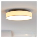 Látkové stropné LED svietidlo Saira 40 cm biele