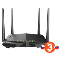 Tenda V12 Wireless AC1200 VDSL2/ADSL Router 802.11ac/a/b/g/n,1200 Mb/s,1x DSL, 4x GWAN/GLA