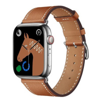 Apple Watch 1-6, SE, SE (2022) (38 / 40 mm) / Watch 7-8 (41 mm), kožený remienok, nastaviteľný, 