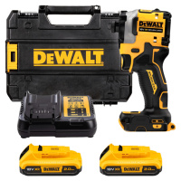 DEWALT 18V XR 1/4” Hex aku rázový uťahovák, 2x 2,0 Ah DCF850D2T-QW