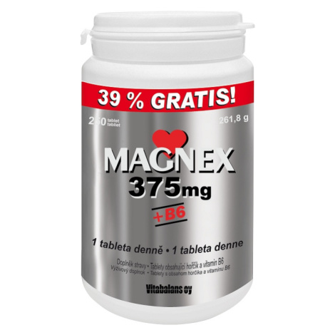 VITABALANS Magnex 375 mg + B6 250 tabliet