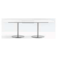 PEDRALI - Stôl PLANO s káblovou lištou - DS