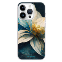 Odolné silikónové puzdro iSaprio - Blue Petals - iPhone 15 Pro
