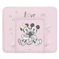 CEBA Podložka prebaľovacia mäkká na komodu 85x72 Disney Minnie & Mickey Pink