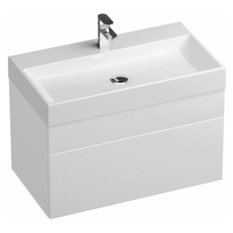 Kúpeľňová skrinka pod umývadlo Ravak Natural 80x45 cm biela X000001052