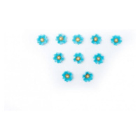 Cukrové kvety modré 10ks - K Decor - K Decor