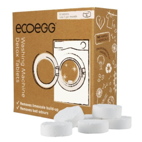 Ecoegg detox čistiace tablety do práčky, 6ks