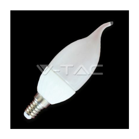 Žiarovka sviečková LED 3W, E14, 3000K, 250lm, 220°, VT-1803 TP (V-TAC)