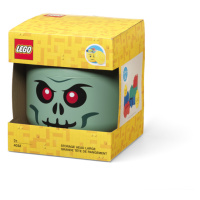 LEGO Storage LEGO úložná hlava (velikost L) - zelený kostlivec