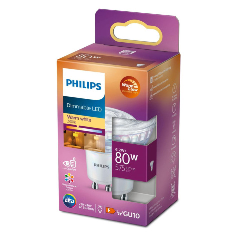 PHILIPS žiarovka LED CLA 80W GU10 CRI90 WW 36D WGD SRT4