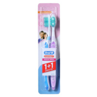 Oral B Oral-B Delicate white Medium zubná kefka 1+1ks