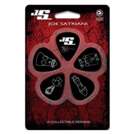 D'Addario Joe Satriani Guitar Picks Black Thin
