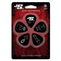 D'Addario Joe Satriani Guitar Picks Black Thin