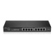 Zyxel GS1915-8, 8-port GbE Smart hybrid mode Switch, standalone or NebulaFlex Cloud, desktop, fa