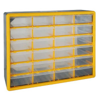 Organizér na stenu Strend Pro SBx3045-C, 24 zásuviek, 50x16x39 cm, max. 28 kg