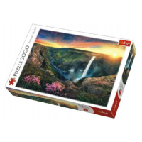 Puzzle Vodopád Háifoss, Island 2000 dielikov 96x68cm v krabici 40x27x6cm