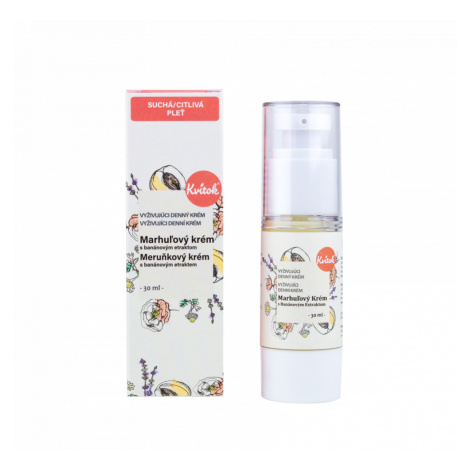 Navia / Kvítok Kvítok Denný Krém Na Suchú / Citlivú Pleť 30ml - Marhuľový krém s banánovým extra