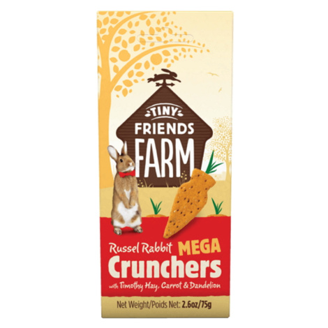 SUPREME Tiny Friends Farm Mega Crunchers seno, mrkva a púpava 75 g