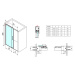 SAPHO - FONDURA sprchové dvere 1200, číre sklo GF5012