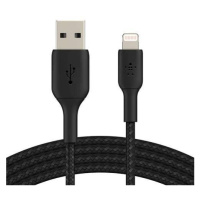 Belkin kábel Boost Charge Braided USB to Lightning 2m - Black