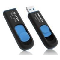 ADATA Flash disk 32GB UV128, USB 3.1 Dash Drive (R:40/W:25 MB/s) čierna/modrá