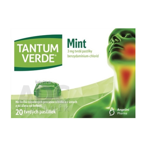 TANTUM VERDE Mint 20 pastiliek