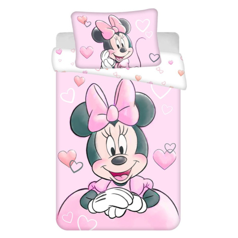 Bavlnené detské obliečky do postieľky 100x135 cm Minnie – Jerry Fabrics