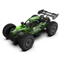 Auto RC buggy plast 22cm stavebnica 24MHz na batérie zelené