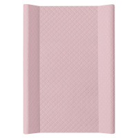 CEBA Podložka prebaľovacia 2-hranná s pevnou doskou (50x70) Comfort Caro Pink