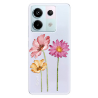 Odolné silikónové puzdro iSaprio - Three Flowers - Xiaomi Redmi Note 13 Pro 5G / Poco X6 5G