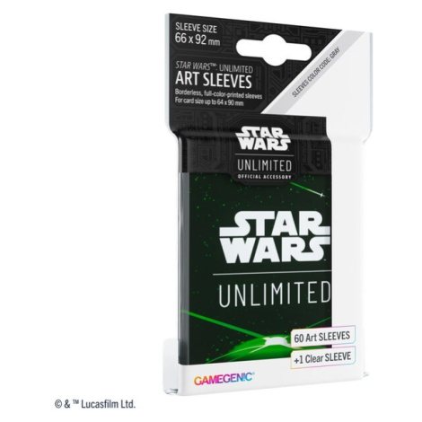 Gamegenic - Star Wars: Unlimited Art Sleeves - Card Back Green