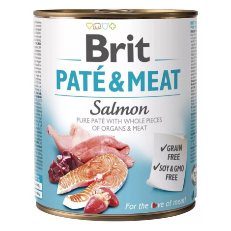 BRIT Paté &amp; Meat Salmon 800g - 1ks