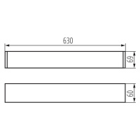 ALIN 4LED 1X60-W-NT   Svietidlo pre T8 LED