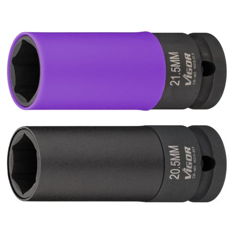 Sada vnútorných rázových nástrčných kľúčov 1/2", 2 ks, Vigor - V6313