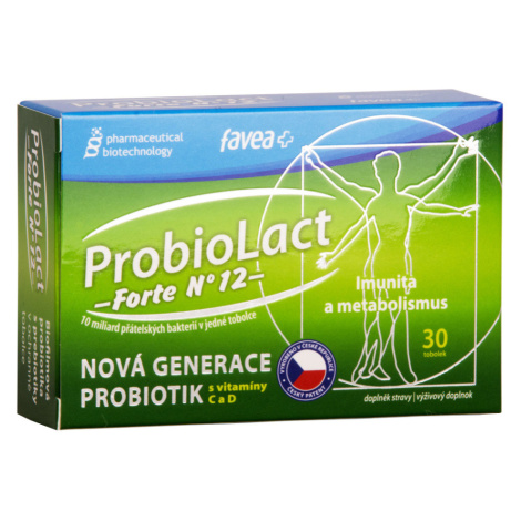 FAVEA ProbioLact forte N°12 30 kapsúl