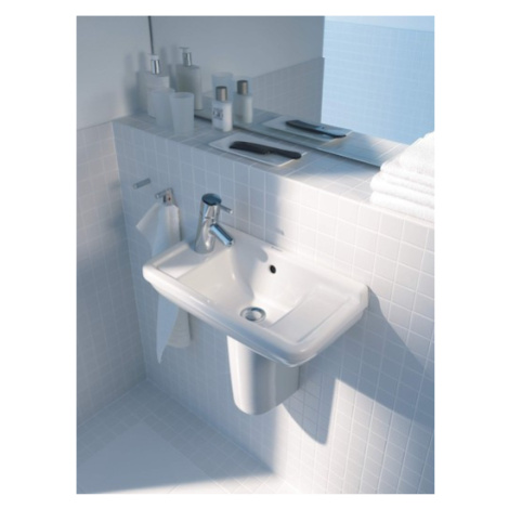 Umývadielko Duravit Starck 3 50x26 cm bez otvoru pre batériu, s prepadom 0751500000