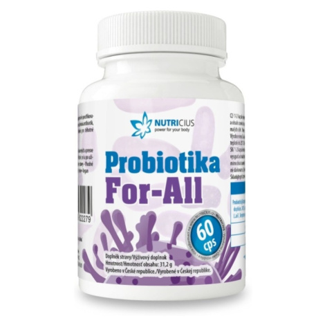 NUTRICIUS Probiotiká for-all 60 kapsúl