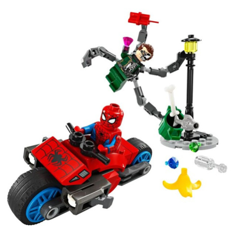 LEGO® Marvel 76275 Naháňačka na motorke: Spider-Man vs Doc Ock