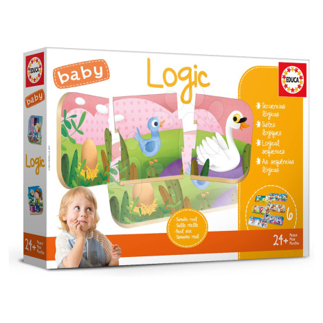 Educa náučná hra pre najmenších Baby Logic Educa Učíme sa logicky 18120