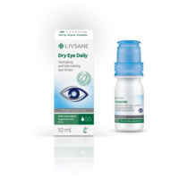 LIVSANE Očné kvapky - suché oči bez konzervantov s 0,1% HA 10 ml