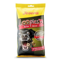 Josera Dog Loopies maškrta s hovädzím mäsom pre psy 150g