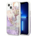 Kryt Guess GUHCP13SLFLSU iPhone 13 mini 5,4" purple hardcase Flower Liquid Glitter (GUHCP13SLFLS