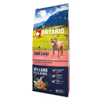 ONTARIO DOG ADULT LARGE LAMB AND RICE AND TURKEY (12KG)