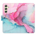 Flipové puzdro iSaprio - PinkBlue Marble - Samsung Galaxy A54 5G