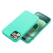 Silikónové puzdro na Apple iPhone 12/12 Pro Roar Colorful Jelly mätové
