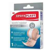 3M SPOFAPLAST č.264 Textilná náplasť pevná rýchloobväz, 8cmx1m, pás, 1ks